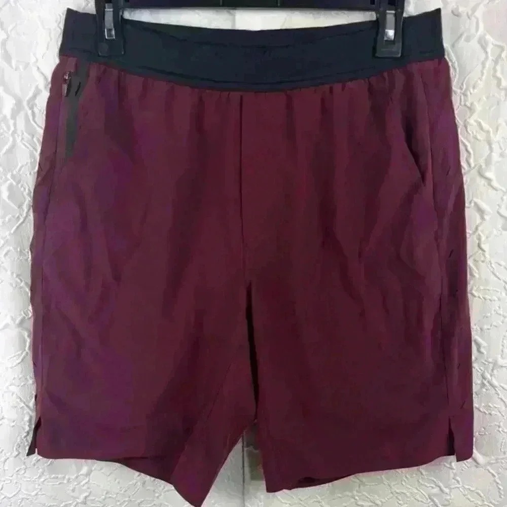 Ten Thousand Pace Breaker Athletic Training Shorts‎ Burgundy